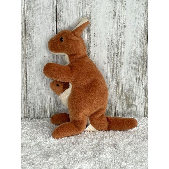 Ty The Beanie Babies Collection “POUCH” The Kangaroo 1996 Retired - Picture 3 of 6